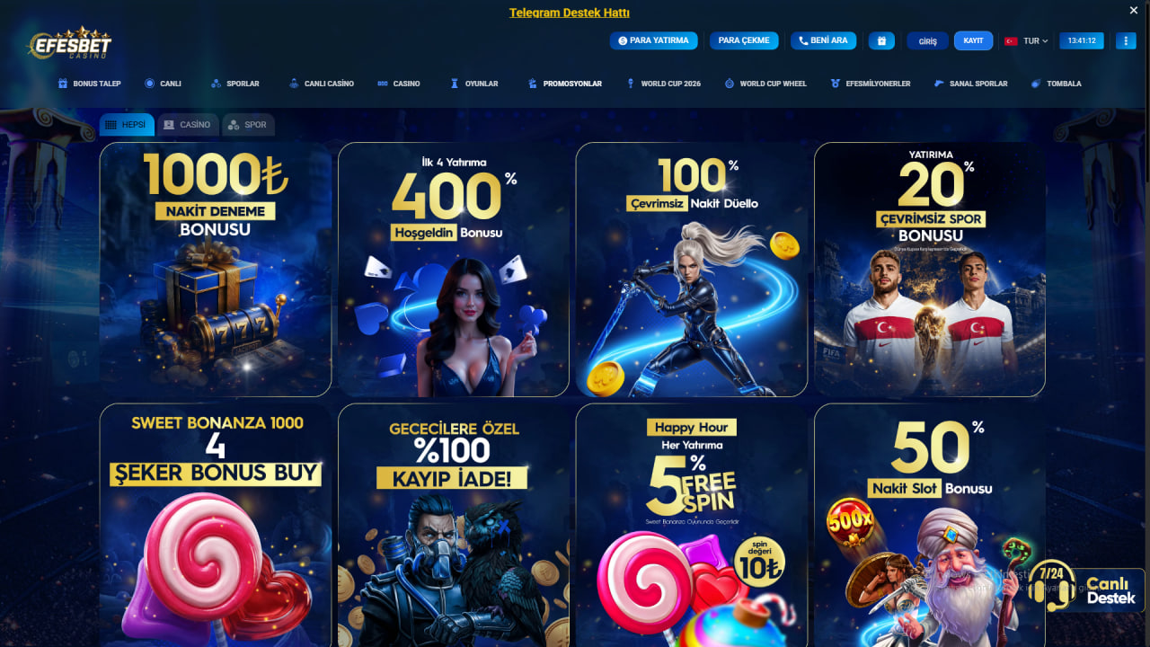 efesbet bonuslar